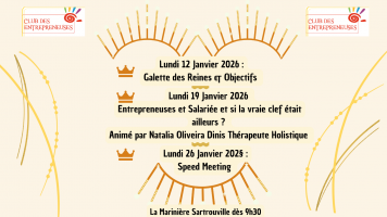 Vos Ateliers Janvier 2026